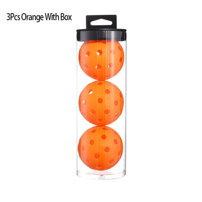 Pickleball 74mm Ανθεκτικό 40 οπών Outdoor Box 3/4/6Pcs Pickleballs Outdoor Sport For Competition Πακέτα Pickleball υψηλής ελαστικότητας