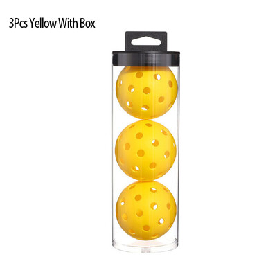 Pickleball 74mm Ανθεκτικό 40 οπών Outdoor Box 3/4/6Pcs Pickleballs Outdoor Sport For Competition Πακέτα Pickleball υψηλής ελαστικότητας
