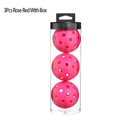 Pickleball 74mm Ανθεκτικό 40 οπών Outdoor Box 3/4/6Pcs Pickleballs Outdoor Sport For Competition Πακέτα Pickleball υψηλής ελαστικότητας