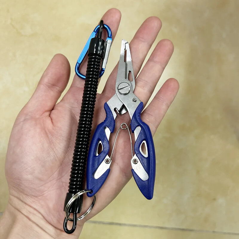 Višenamjenska zakrivljena kliješta za podvodne kliješta Konop za rezanje Odvajanje udica za otvaranje zavojnica Kliješta za alate za ribolov na otvorenom