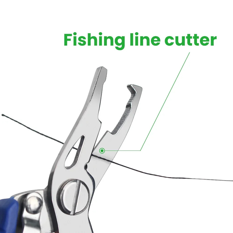 Višenamjenska zakrivljena kliješta za podvodne kliješta Konop za rezanje Odvajanje udica za otvaranje zavojnica Kliješta za alate za ribolov na otvorenom