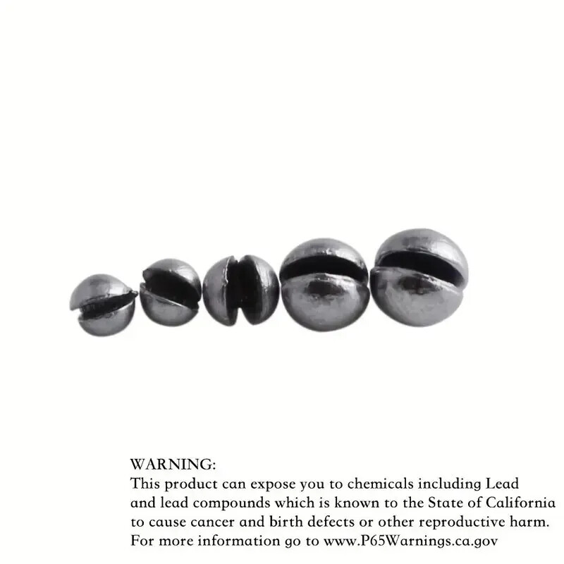 205 komada vrhunskih olovnih sudopera s praktičnom kutijom za pohranu - 5 okruglih veličina za precizno zabacivanje i ribolov u dubokim vodama