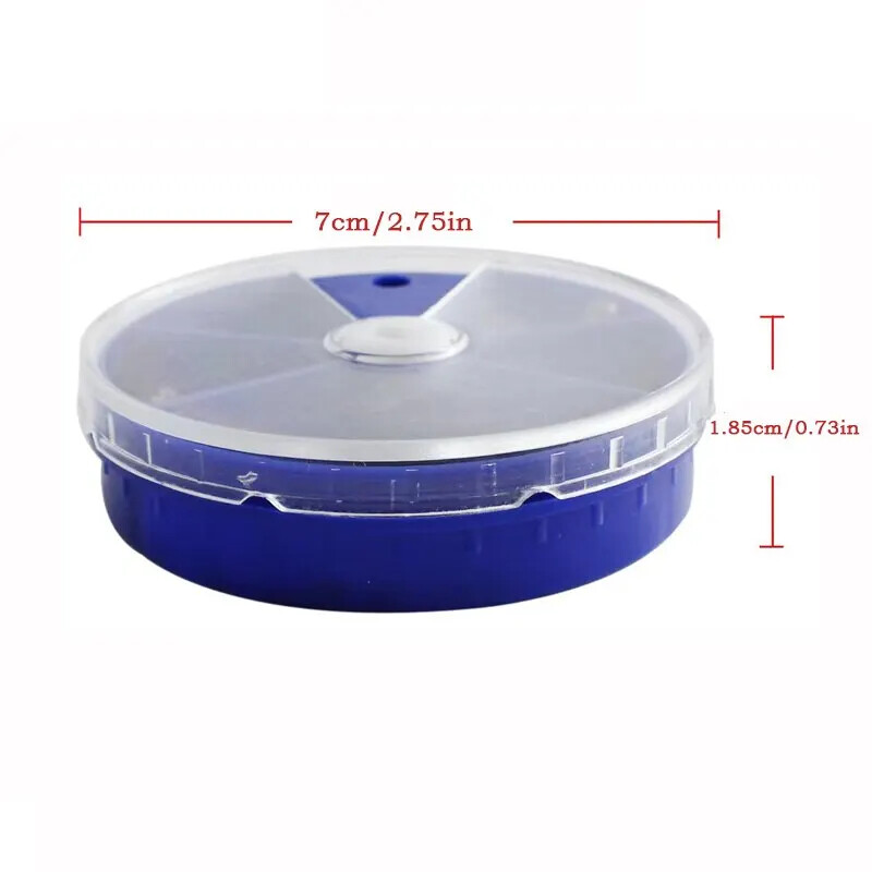 205 komada vrhunskih olovnih sudopera s praktičnom kutijom za pohranu - 5 okruglih veličina za precizno zabacivanje i ribolov u dubokim vodama