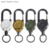 Protuprovalna metalna kopča koja se lako povlači, uže, elastični privjesak za ključeve, sportski uvlačivi privjesak za ključeve, vanjski karabiner, kopča za ruksak