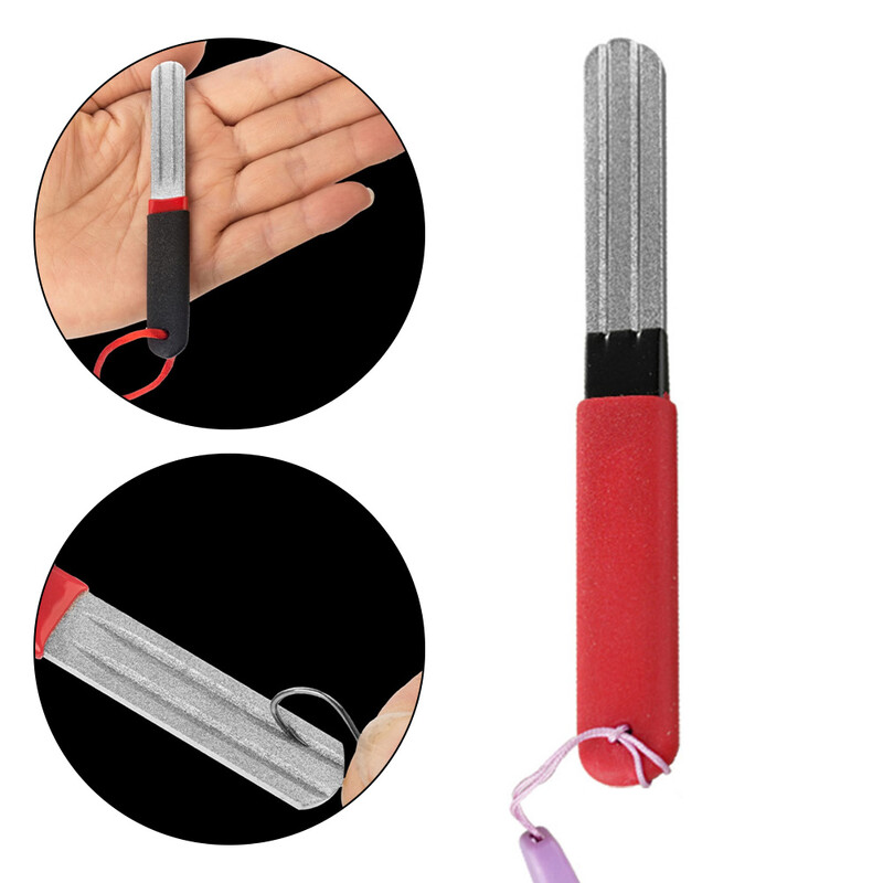 Udica za brušenje dvostrana turpija Alati za oštrenje dijamantnih udica Alati za brušenje udica za ribolov Alati za oštrenje pribora za ribolov