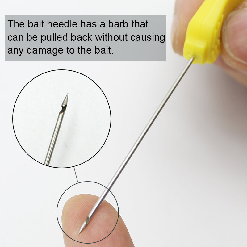 3PCS Alati za pecanje šarana Igle za mamce Bušilica za kosu Alati za čvorove za pecanje šarana Mamac Pribadača Oprema za šarana Boile Puller Alat za spajanje