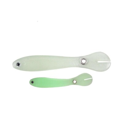 3 kom Ribolov Wobble Tail Soft Spinner mamac 2g 6g Silikonski mali lovac Umjetni mamac za bas štuku Pesca Peche Leurre