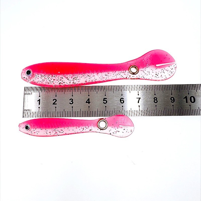 3 kom Ribolov Wobble Tail Soft Spinner mamac 2g 6g Silikonski mali lovac Umjetni mamac za bas štuku Pesca Peche Leurre