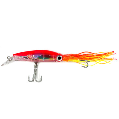 1 KOM 44 g 23,5 cm morski ribolov Long Shot Big Octopus Lignje mamac Luya mamac lažni mamac s bradom plastični mamac za lignje