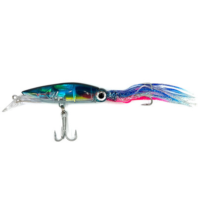 1 KOM 44 g 23,5 cm morski ribolov Long Shot Big Octopus Lignje mamac Luya mamac lažni mamac s bradom plastični mamac za lignje