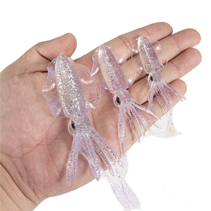 1 ks silikónových 10/12/15 cm rybárskych potrieb, umelých návnad, mäkkých návnad na chobotnice a rybárskych návnad