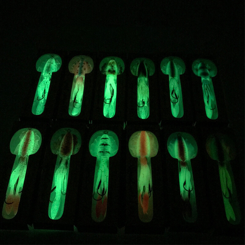 1PCS 60G Джиги с глава на октопод 15 см за риболов с лодка Дълбоководен риболов Джиги за калмари Биомиметични меки примамки Риболовни аксесоари Оборудване