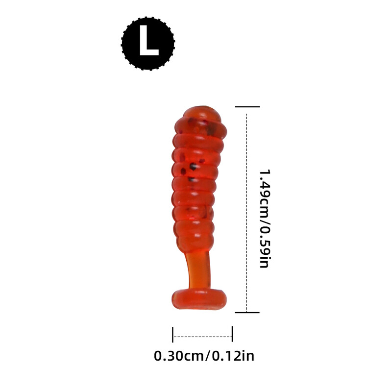 100 buc momeală coadă cu vâsle de pescuit momeală dwim jig mini pește mic momeală pescuit 1 cm 1,5 cm multicolor