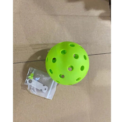 Naujas LED apšviestas marinuotas rutulys, žalias 40 skylių 74 mm elektroninis naktinis šviestuvas tuščiavidurių kamuoliukų plūduriuojančių kriketo įrangos didmeninė prekyba