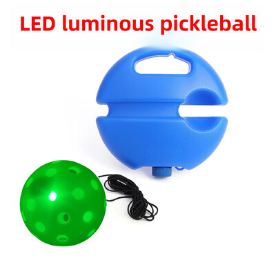 Naujas LED apšviestas marinuotas rutulys, žalias 40 skylių 74 mm elektroninis naktinis šviestuvas tuščiavidurių kamuoliukų plūduriuojančių kriketo įrangos didmeninė prekyba