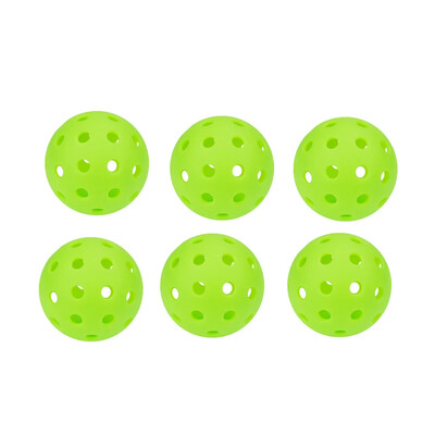 Odolné 26-jamkové farebné loptičky Pickleballs pre vnútorné a vonkajšie tréningové pádlo 6/12/24 ks loptičiek Pickleballs na súťaže a tréning