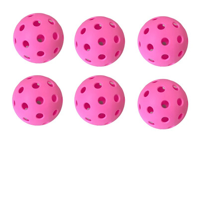 Odolné 26-jamkové farebné loptičky Pickleballs pre vnútorné a vonkajšie tréningové pádlo 6/12/24 ks loptičiek Pickleballs na súťaže a tréning