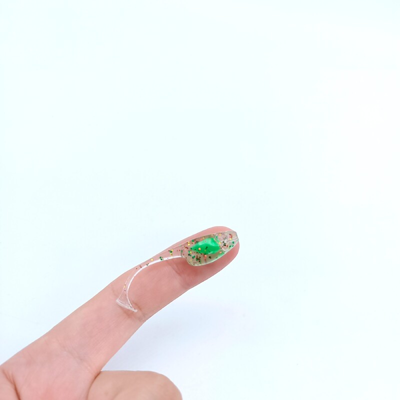 DUODUOYU 5PCS Novi mini mekani mamac za pecanje 0,8g/90mm T-tail meki Worm Jig riblji vobler Umjetni mamac Silikonski ribolovni pribor