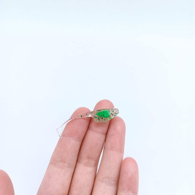 DUODUOYU 5PCS Novi mini mekani mamac za pecanje 0,8g/90mm T-tail meki Worm Jig riblji vobler Umjetni mamac Silikonski ribolovni pribor