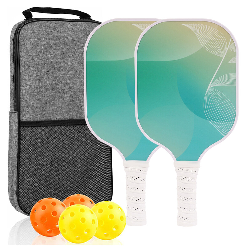 Pickleball Paddles Set, USAPA odobrila Pickle Ball Paddle od ugljičnih vlakana, polipropilenska saćasta jezgra, protuklizni rukohvat za upijanje znoja