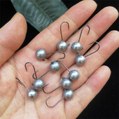 MUKUN 10 kom. Udica s jig glavom Udica za morsku ribu 0,8 g 1,7 g 3,5 g Udica za pecanje Soft Worm Jig udica Udica s jig glavom