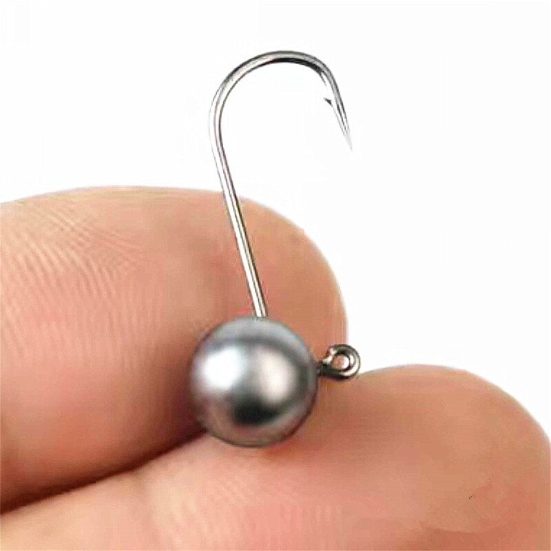 MUKUN 10 kom. Udica s jig glavom Udica za morsku ribu 0,8 g 1,7 g 3,5 g Udica za pecanje Soft Worm Jig udica Udica s jig glavom