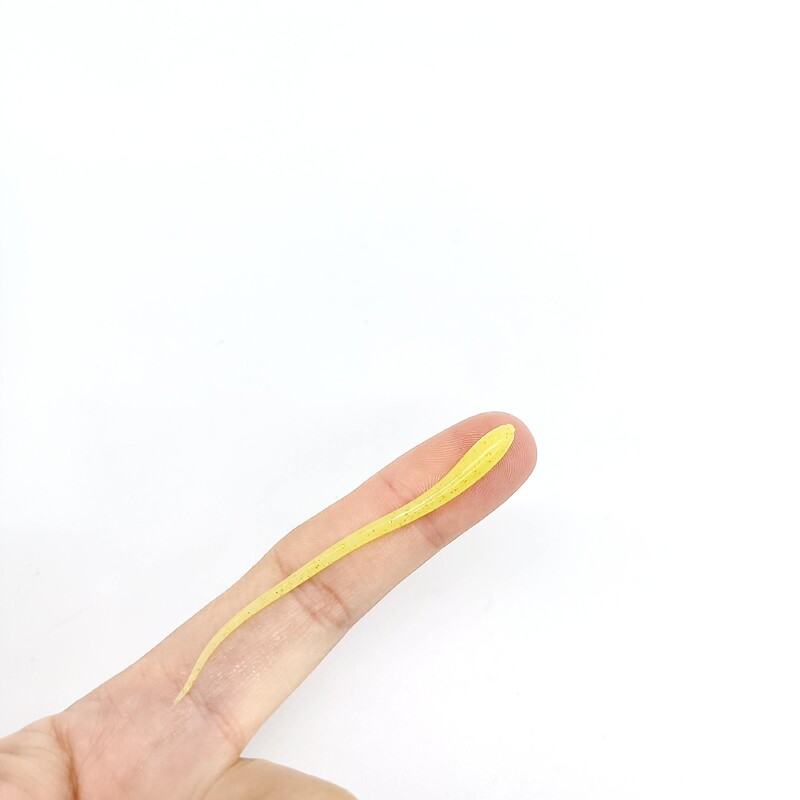 DUODUOYU 10 ks mäkká rybárska návnada s ihličkovým chvostom 0,3 g/65 mm, umelá návnada na skalné ryby, swimbaity, jigové rybárske potreby