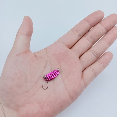 DUODUOYU 1 KOM Mini jigging mamci za ribolov 1,5 g/2,5 g/3,5 g/5 g metalni mamac s žlicom s jednom udicom, umjetni mamac, ribolovni pribor