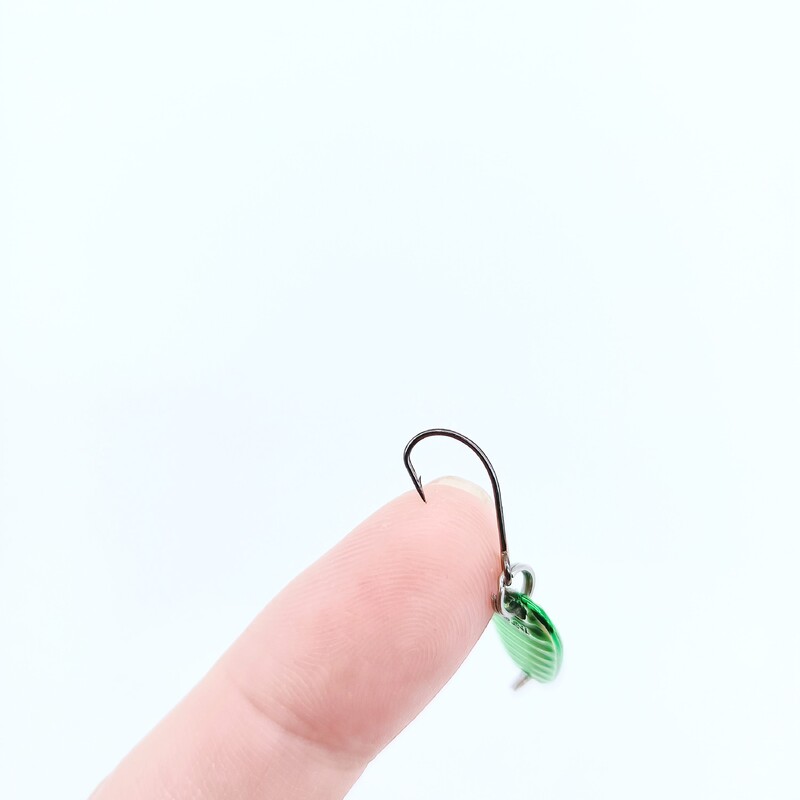 DUODUOYU 1 KOM Mini jigging mamci za ribolov 1,5 g/2,5 g/3,5 g/5 g metalni mamac s žlicom s jednom udicom, umjetni mamac, ribolovni pribor