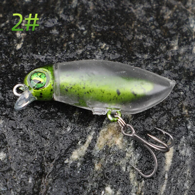 Mamac za kukce, minijaturni mamac, mamac, plutajuća olovka Mino serija vodenih površina Sm38 mamac za pastrva, umjetni štap za zmijoglavu glavu