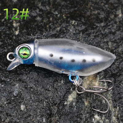 Mamac za kukce, minijaturni mamac, mamac, plutajuća olovka Mino serija vodenih površina Sm38 mamac za pastrva, umjetni štap za zmijoglavu glavu