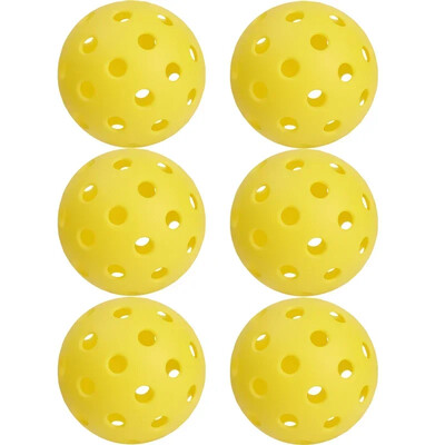 6/1 бр. Pickleball Balls Pickle Ball Професионална 40 дупки 74 мм Топка играчка за тренировки на открито Топка за състезания на открито