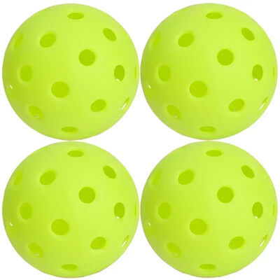 6/1 бр. Pickleball Balls Pickle Ball Професионална 40 дупки 74 мм Топка играчка за тренировки на открито Топка за състезания на открито