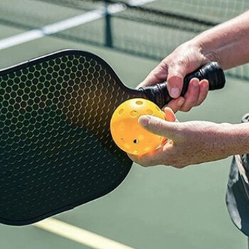 Pickleball 74mm Ανθεκτικό 40 οπών για εξωτερικούς χώρους 12Pcs Pickleballs 26g Outdoor for Competition Πακέτα τουρσί μπάλες