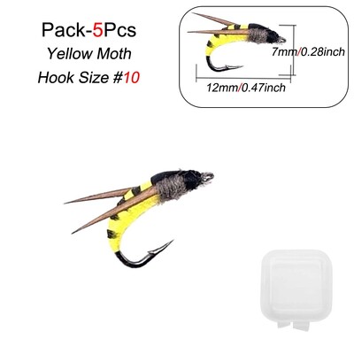 5 kom. Realne mušice za mušičarenje Umjetne bioničke mušice Mamac za insekte za bas pecanje Pastrve Mamac za šarana