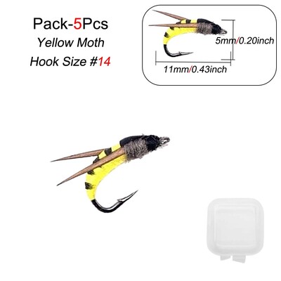 5 kom. Realne mušice za mušičarenje Umjetne bioničke mušice Mamac za insekte za bas pecanje Pastrve Mamac za šarana