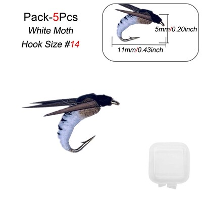 5 kom. Realne mušice za mušičarenje Umjetne bioničke mušice Mamac za insekte za bas pecanje Pastrve Mamac za šarana