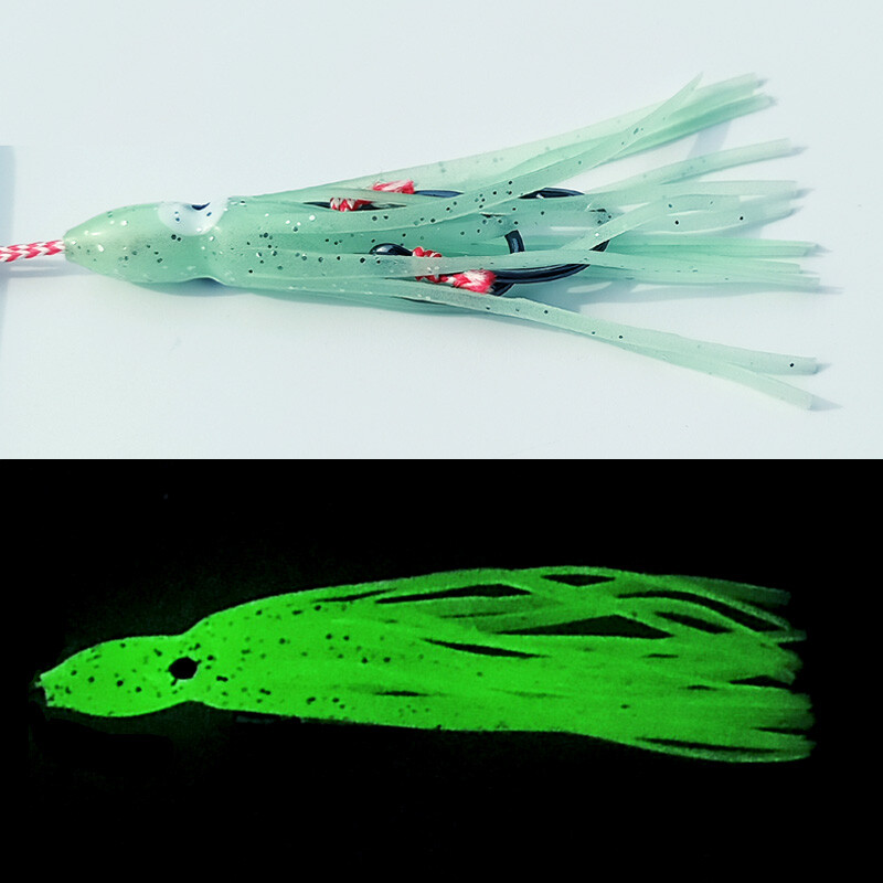 1PC Glow Inchiku Jig 60g80g100g135g Naluca metalică pentru pescuit în mare Fusta luminoasă Lead Jig pesca Pește Jigging Nalucă