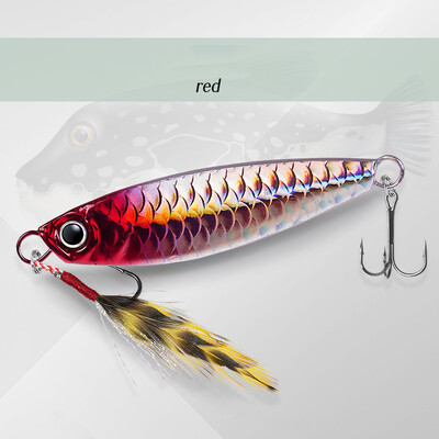 1 KOM. Metalne lijevane udice za žigove s obalom za lijevanje s obale za jigging riba brancina mamac za ribolov Umjetni mamac