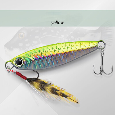 1 KOM. Metalne lijevane udice za žigove s obalom za lijevanje s obale za jigging riba brancina mamac za ribolov Umjetni mamac