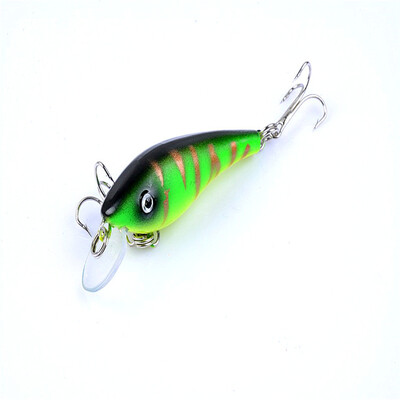 1 ks Crankbait Rybárske nástrahy na ryby Minnow 5,7 cm/4,4 g 3D očko Umelá rybárska návnada Riečny ostriež Tvrdá návnada Potápavý Wobler De Pesca