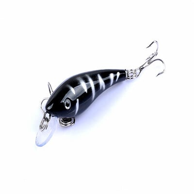 1 ks Crankbait Rybárske nástrahy na ryby Minnow 5,7 cm/4,4 g 3D očko Umelá rybárska návnada Riečny ostriež Tvrdá návnada Potápavý Wobler De Pesca