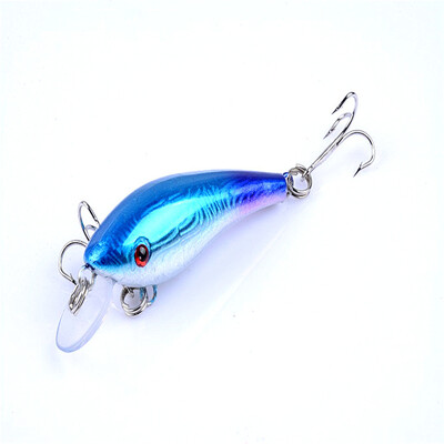 1 ks Crankbait Rybárske nástrahy na ryby Minnow 5,7 cm/4,4 g 3D očko Umelá rybárska návnada Riečny ostriež Tvrdá návnada Potápavý Wobler De Pesca