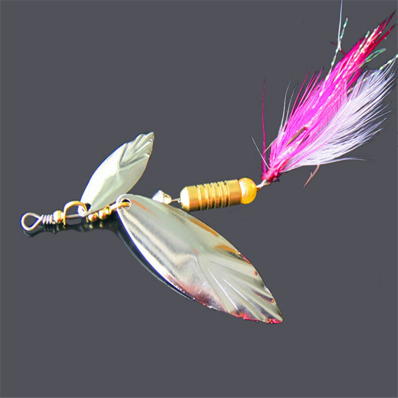 1 ks 6,5 cm 7 g rotačka na rybárske návnady, lyžičky, rotujúce wobbery, kľukové návnady, pstruhové jigy, lesklý kov, flitre, ryby