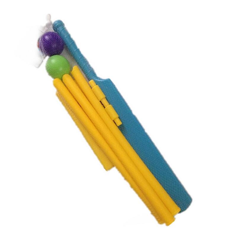 Kroketové sady pre deti, vzdelávacia súprava na cvrčky s 2 loptičkami, bezpečná sada pálok na cvrčky, hračky na posilnenie sily pre deti