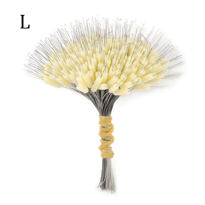 300 ks silikónových oválnych zátok Space Bean, bobber, profesionálny rybársky plavák, odolnosť proti praskaniu, rybársky vlasec, rybárske vybavenie