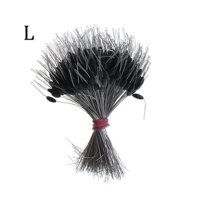 300 ks silikónových oválnych zátok Space Bean, bobber, profesionálny rybársky plavák, odolnosť proti praskaniu, rybársky vlasec, rybárske vybavenie