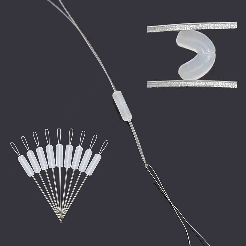 300 ks silikónových oválnych zátok Space Bean, bobber, profesionálny rybársky plavák, odolnosť proti praskaniu, rybársky vlasec, rybárske vybavenie