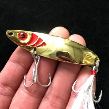 Fake Bait Lure Spoon Metal Sequins Spinner Spoon Luya Fishing Hard Baits