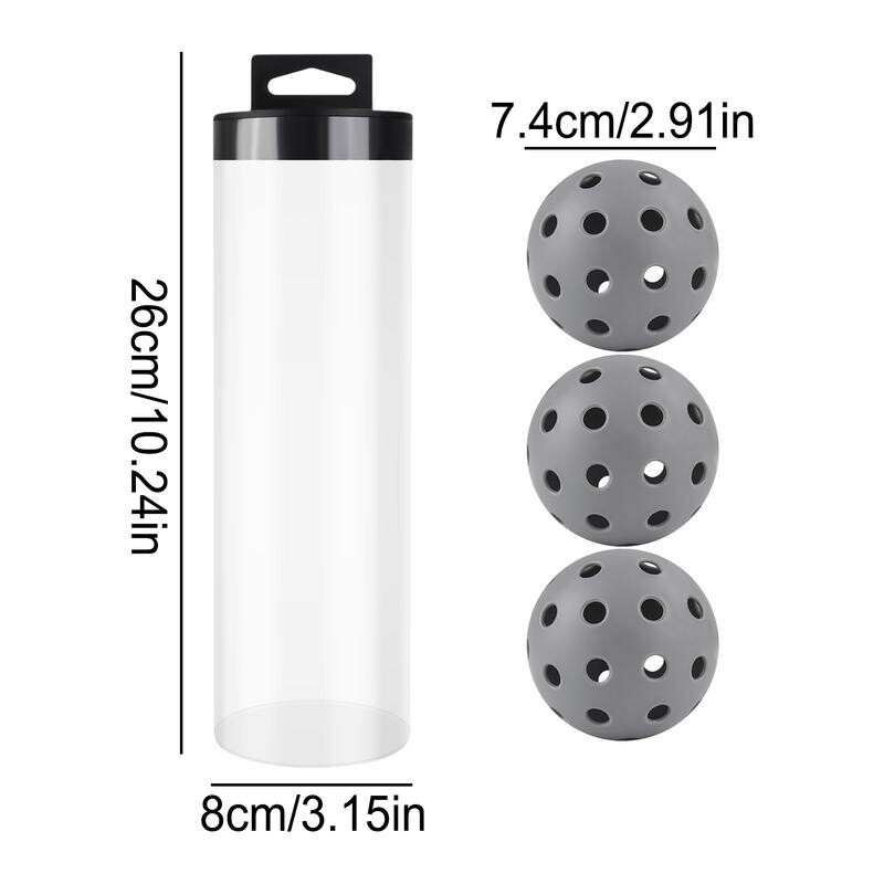 Kuglice za kiseljenje na otvorenom 3X PE vanjska lopta s rupama 74 mm visoke elastičnosti Kuglice za kiseljenje s dizajnom od 40 rupa s cijevi za pohranu